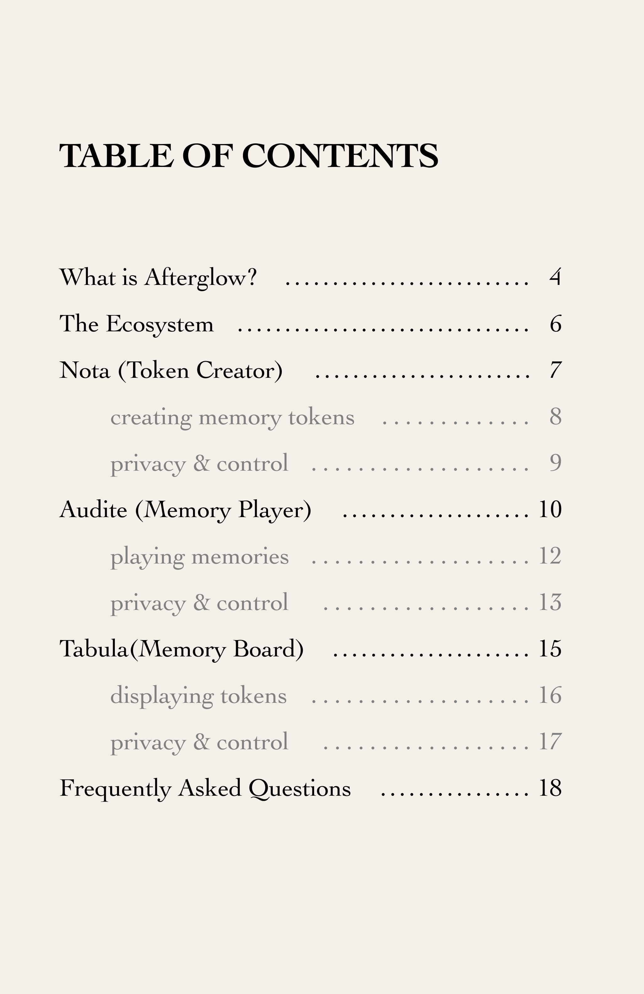 Afterglow pamphlet page 03
