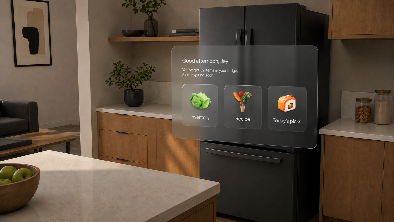 FridgeFacts AR refrigerator concept